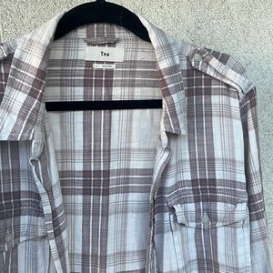 ‼️SALE‼️ Plaid TNA Shirt